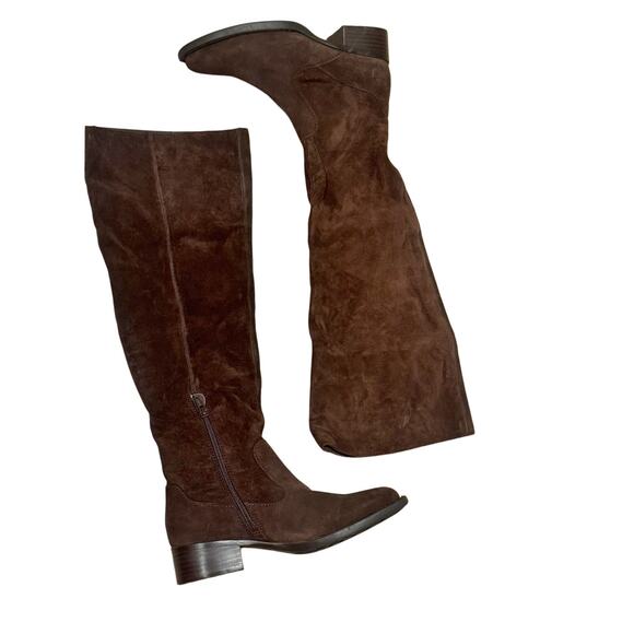 Born Women's Dark Brown Cricket Suede Leather Boots Knee High Size 6.5M NWOT - Picture 6 of 11